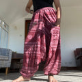 Ladies Mens Thai Harem Pants Genie Gypsy Aladdin Holiday Summer Hippy Trousers